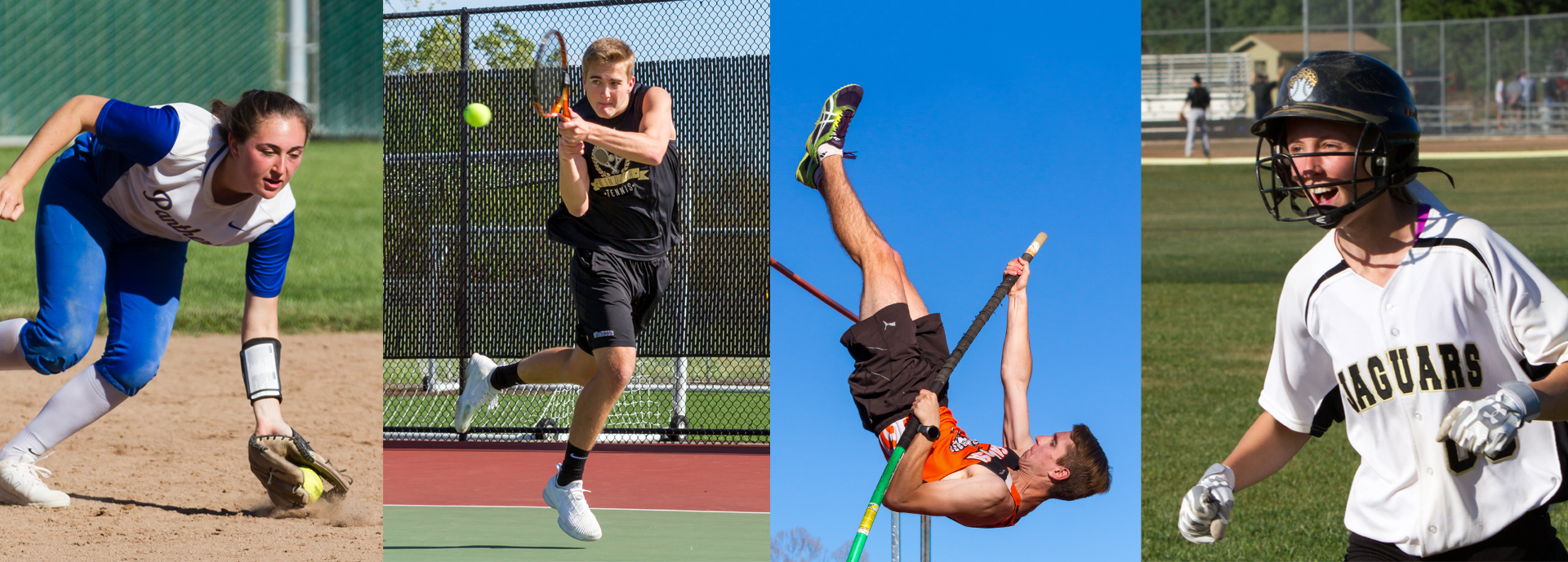 Collage of sports images